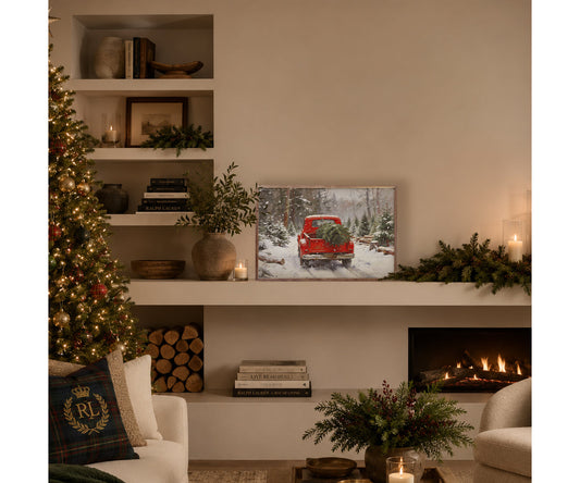 Kendrick Home Cranberry Truck Christmas