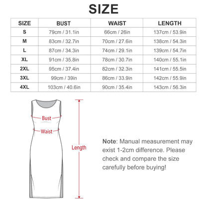 Baha Ranch Turquoise Dreams Sleeveless Bodycon Side Slit Long Dress