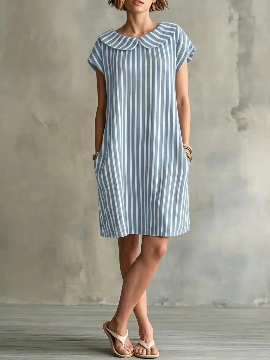 blue striped bodycon dress Striped Bodycon Dress