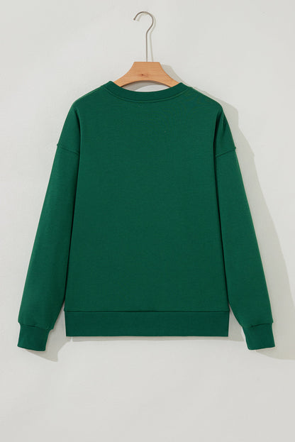 Threaded Pear Piagwen Graphic Christmas Fashion Sweatshirt