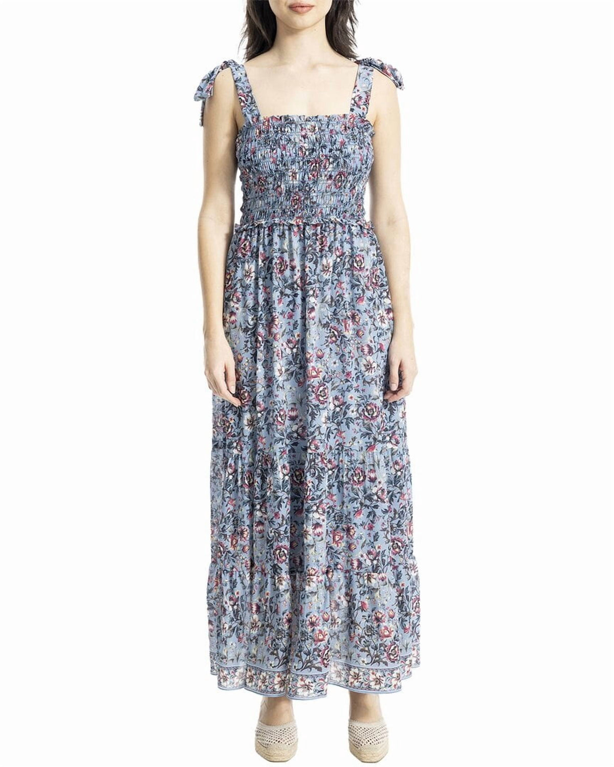 PALE DENIM HERITAGE FLORAL-