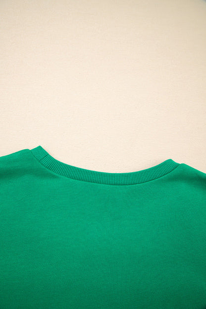 Threaded Pear Luz Embroidered Christmas Holiday Sweatshirt