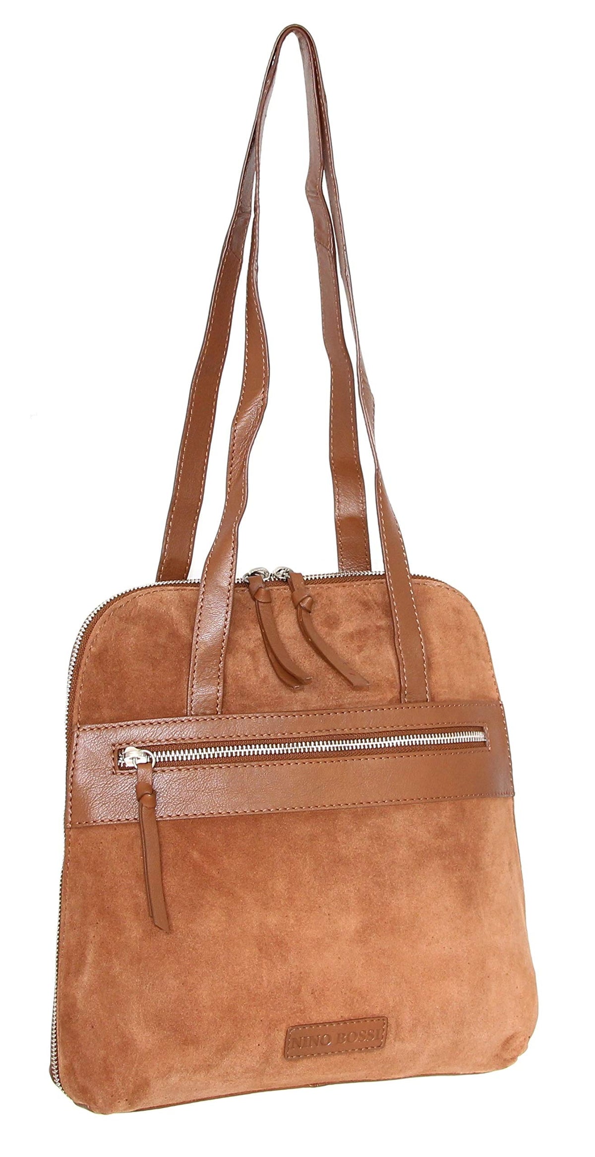 Nino Bossi Cool Convertible Tote/Back Pack - Cognac