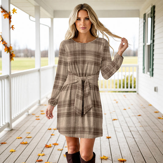 Beige and Brown-