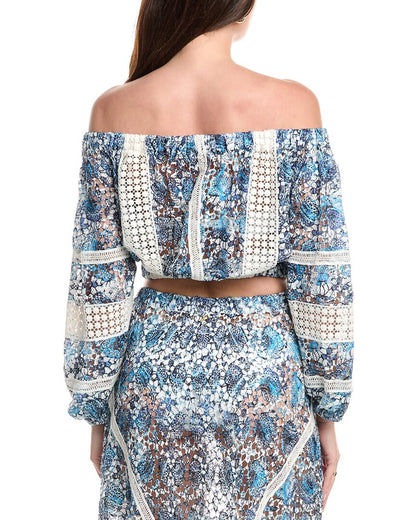 PNTOL-POOLSIDE PRINTED LACE-