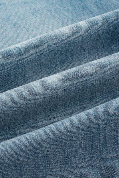 Threaded Pear Addilyn Straight Loose Leg Jeans
