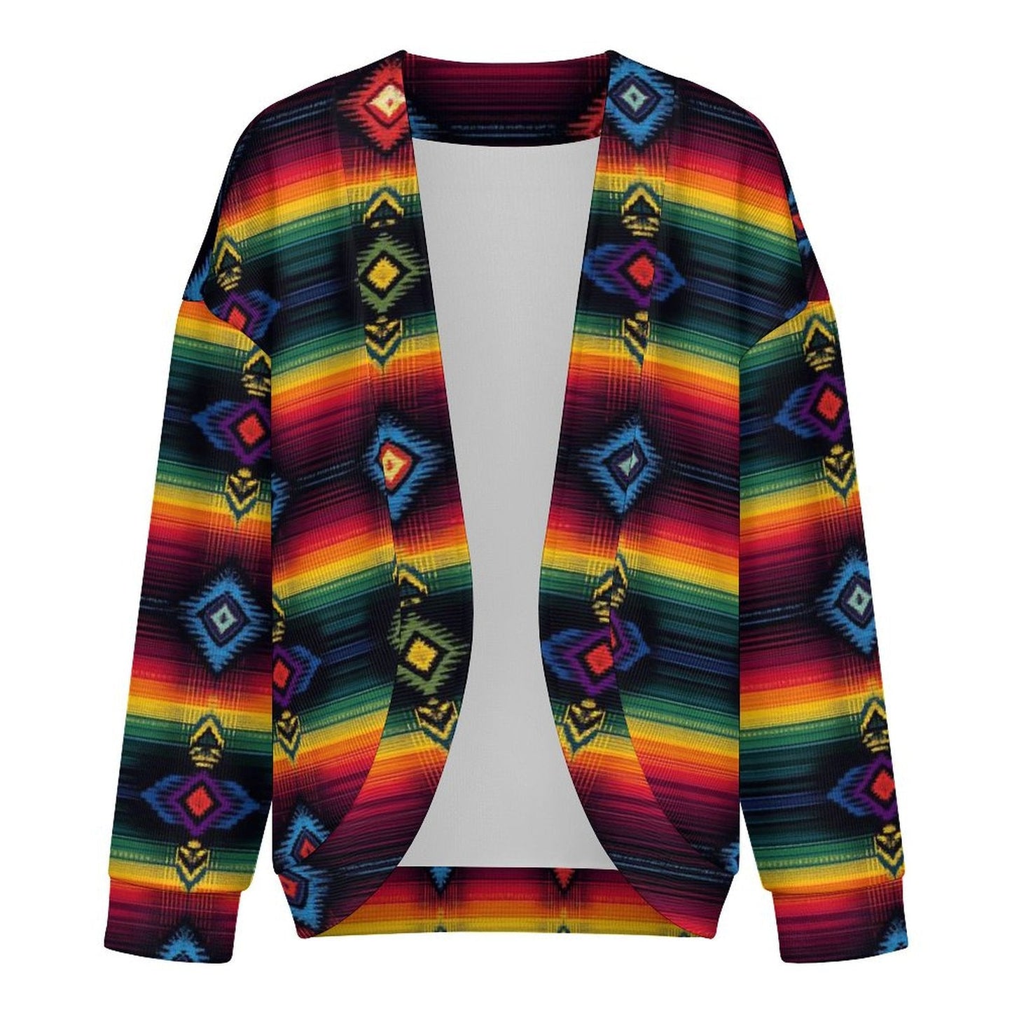 Baha Ranch Colores de Mexico Serape Drop Shoulder Cardigan