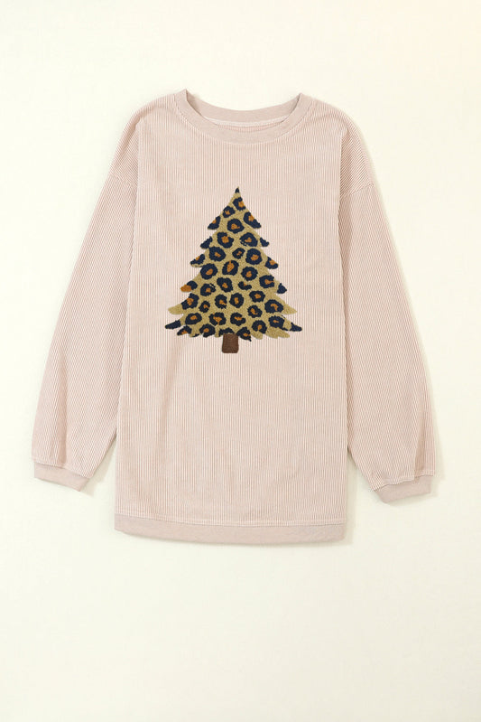 Threaded Pear Milazia Tree Graphic Corded Sweatshirt