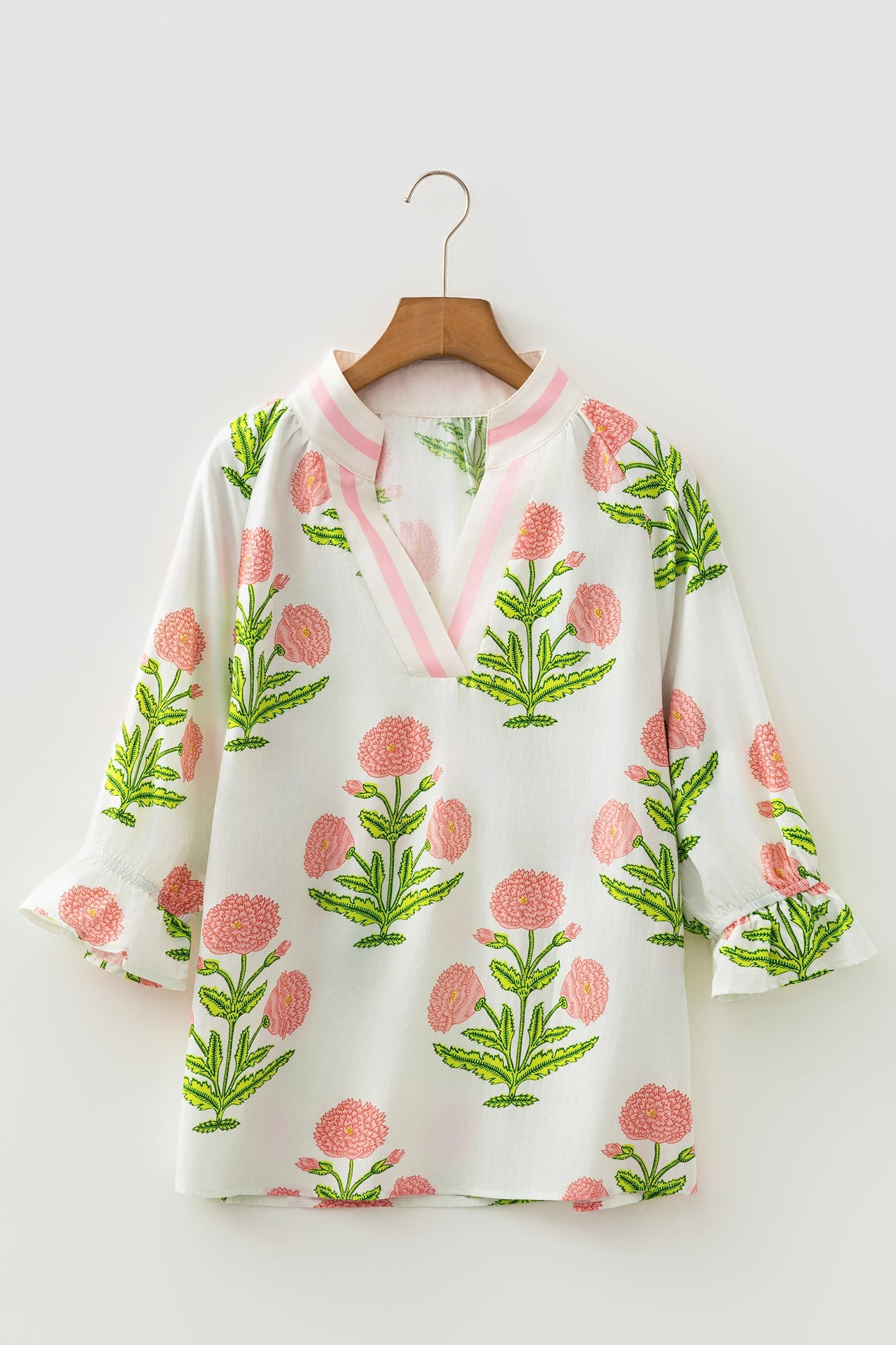 Threaded Pear Noelle 3 4 Sleeve Blouse