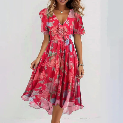 2 piece chiffon dress Two Piece High Neck Beading Lilac Chiffon Homecoming Dress US14 / As Picture