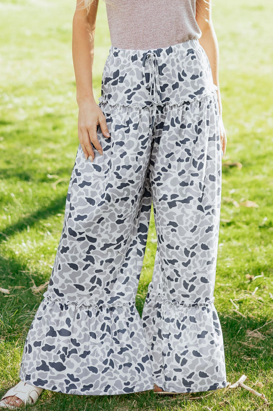 Threaded Pear Hope Wide Leg Casual Pants