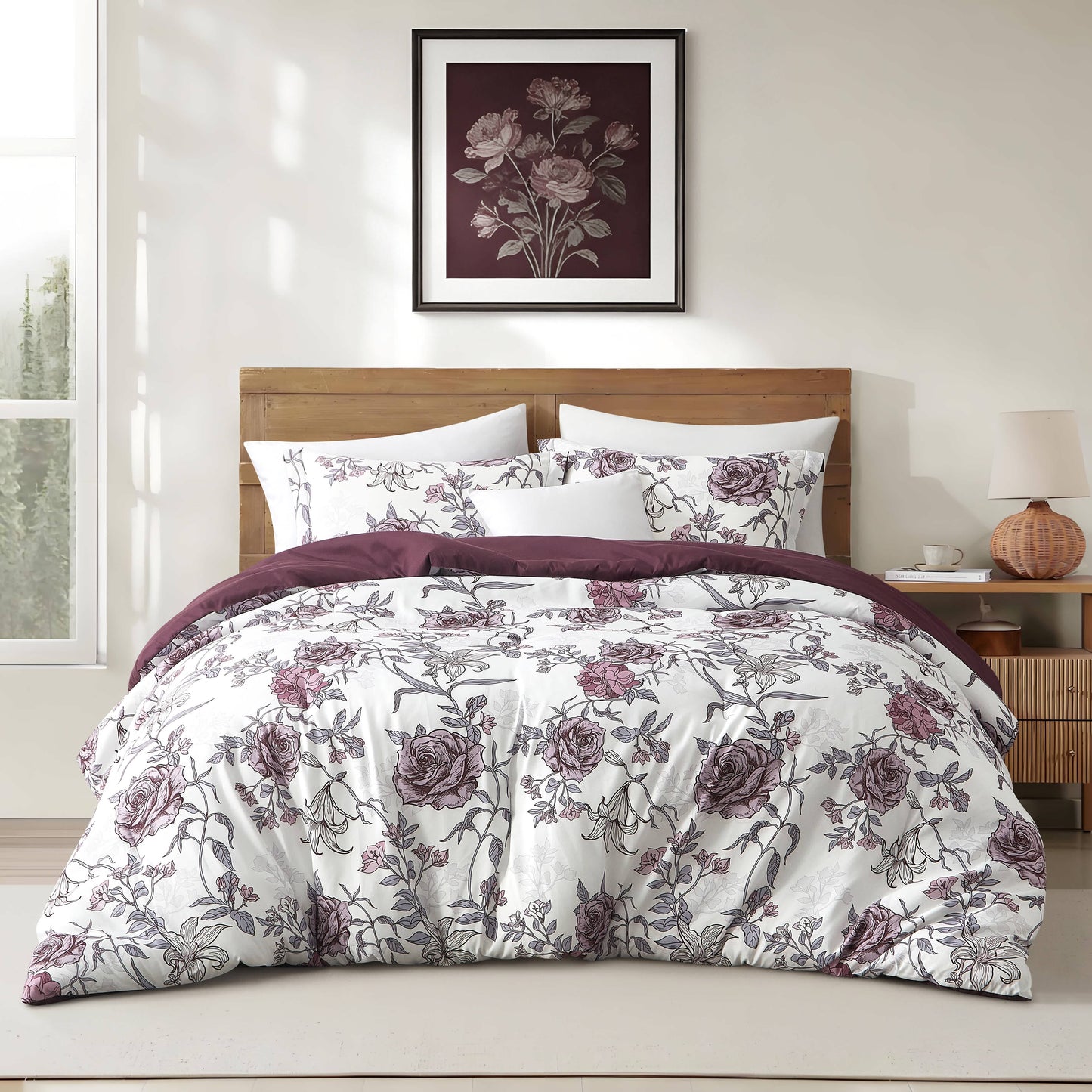 Grey Purple-
