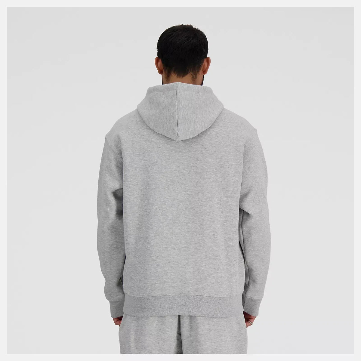 New Balance Sport Essentials Men's Pullover Hoodie — Gray