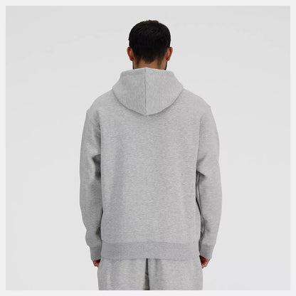 New Balance Sport Essentials Men's Pullover Hoodie — Gray