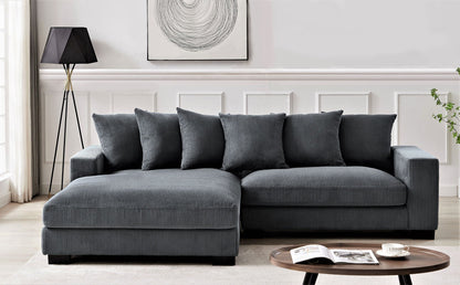 Luxe - Oversized 2 Piece Sectional Couches for Living Room, L Shaped Sofa With Chaise