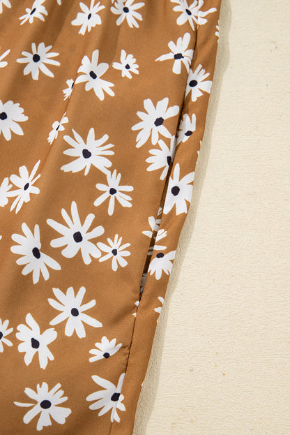 Threaded Pear Miley Print Puff Sleeve PLUS Dress