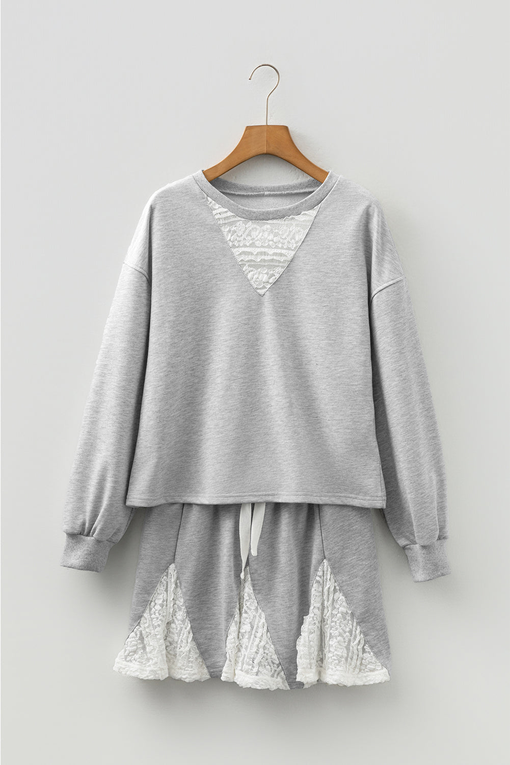 Threaded Pear Amelia Patchwork Drop Shoulder Pullover