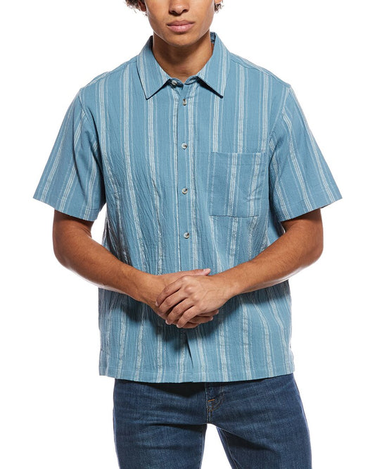 DUSTY BLUE/ VICTOR STRIPE-