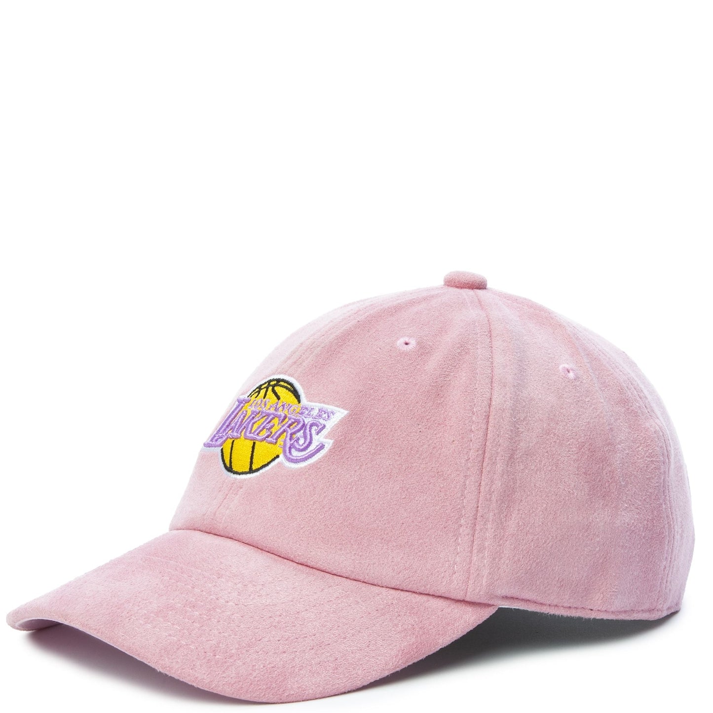 Mitchell & Ness Men's NBA Suede Dad Strapback Hwc Lakers Ball Caps