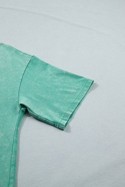 Itzel Mineral Washed Oversize Tee