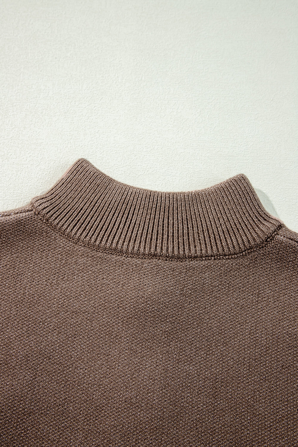 Threaded Pear Eleanor Half Zipper Stand Sweater