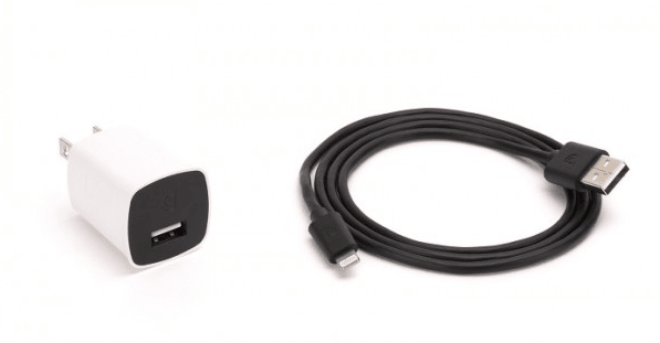 Griffin Powerblock Universal Usb-A 12w Wall Charger with Usb-A to Lightning Cable - Black