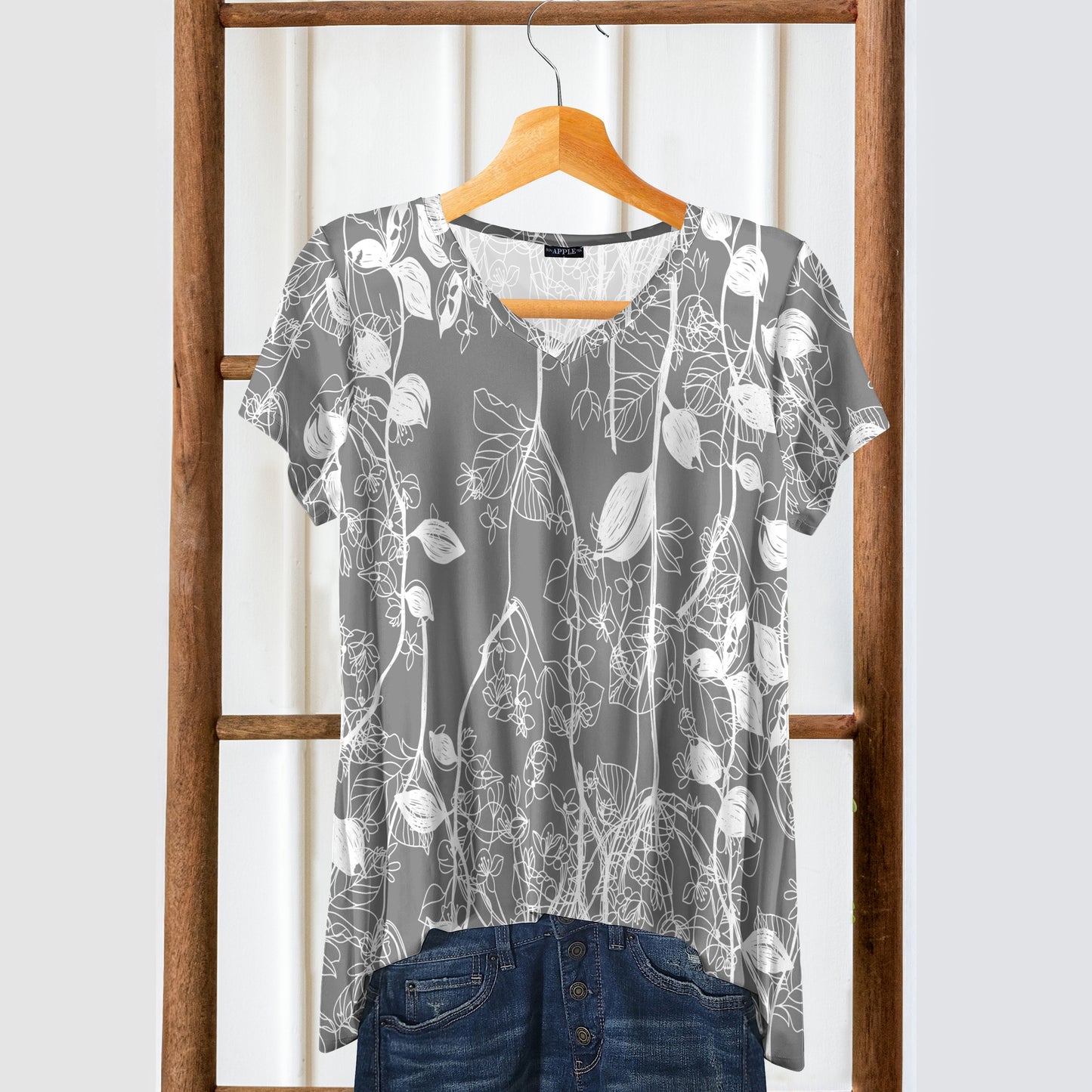 Grey and White-