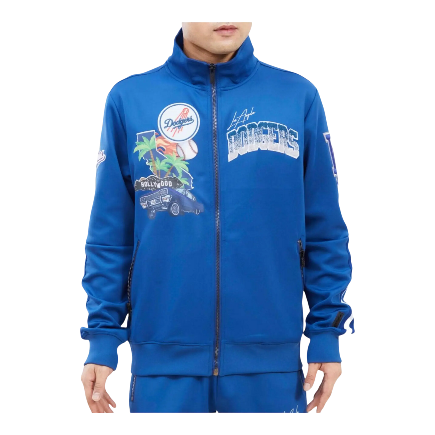 Pro Standard Los Angeles Dodgers Home Town Men Track Jacket Dodger Blue