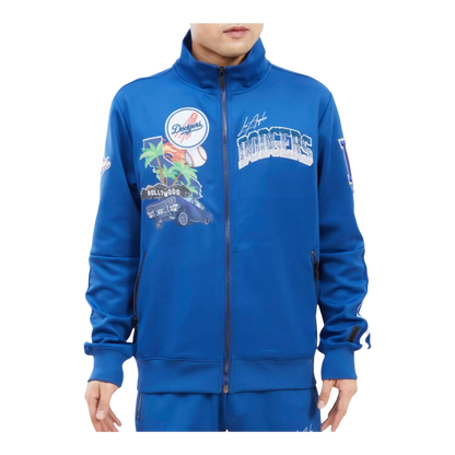 Pro Standard Los Angeles Dodgers Home Town Men Track Jacket Dodger Blue