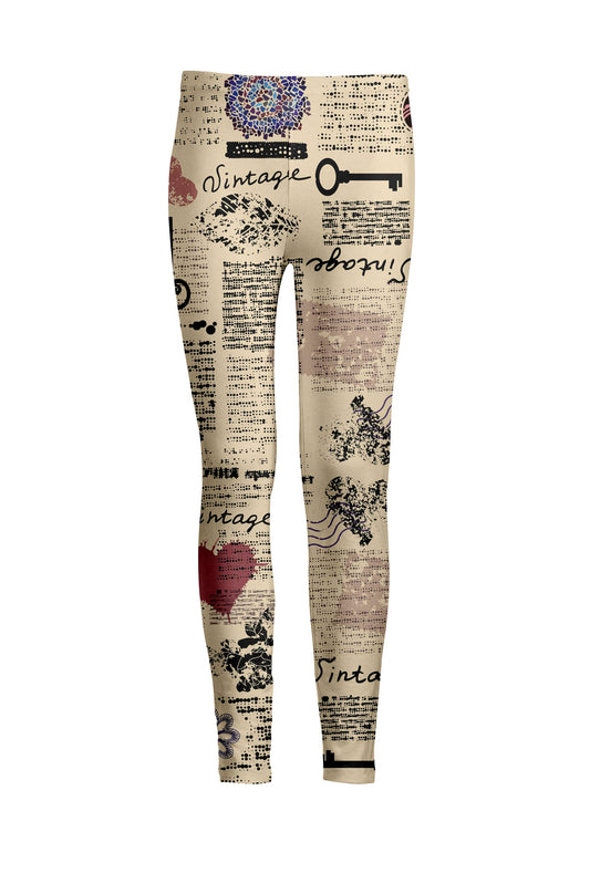 Black and Tan Newsprint-