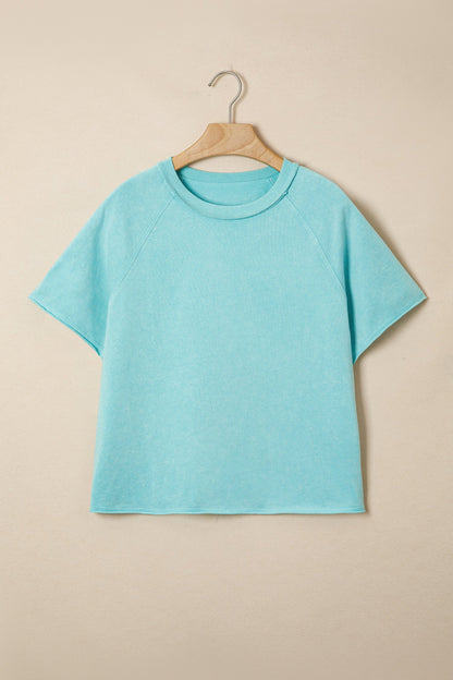 Threaded Pear Judith Boxy Fit Cropped Tee