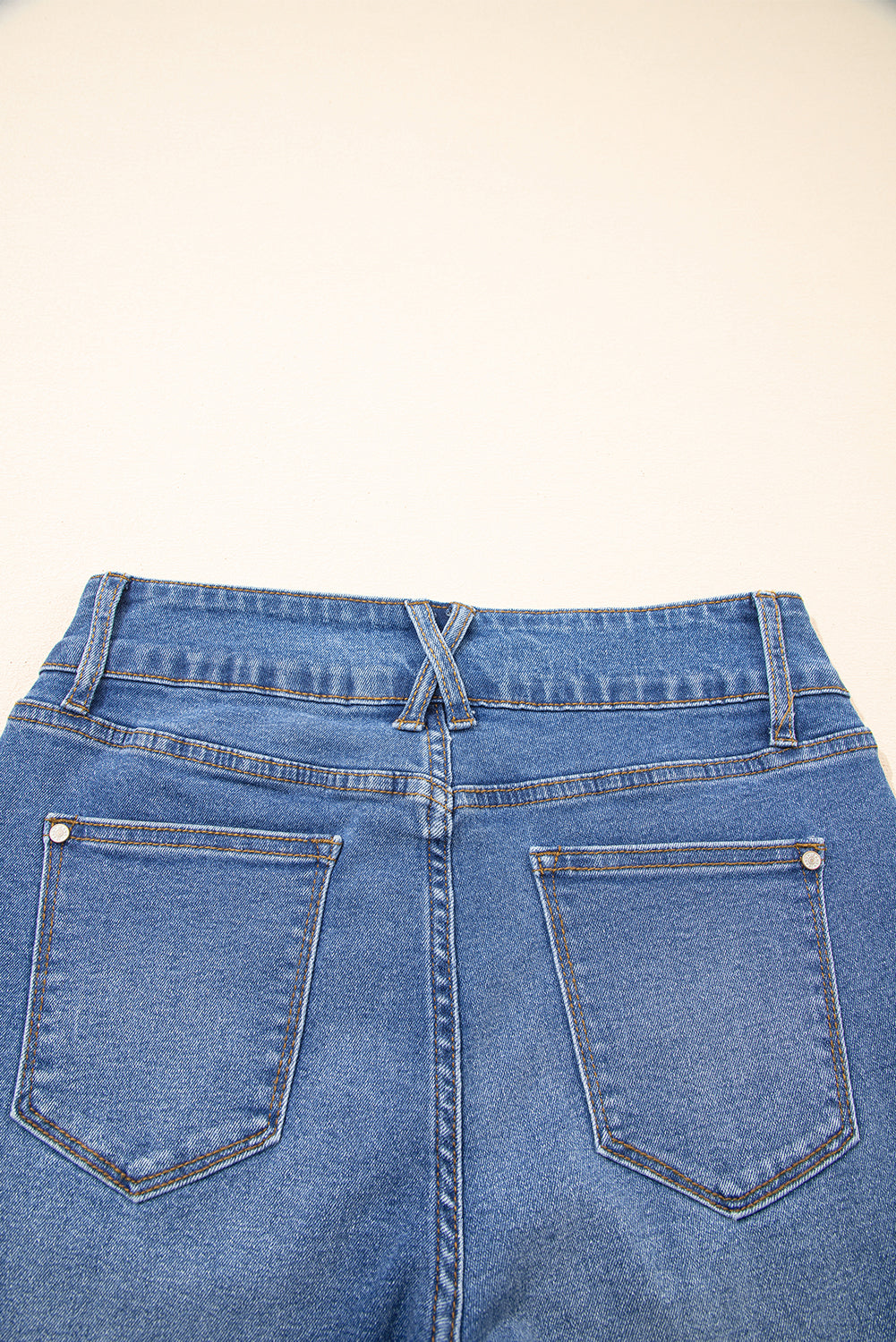 Threaded Pear Mikaela Fly Straight Leg Jeans