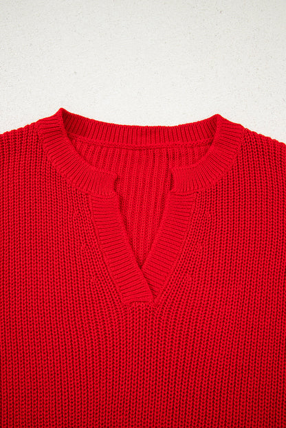 Threaded Pear Evelyn Knit Drop Shoulder Sweater