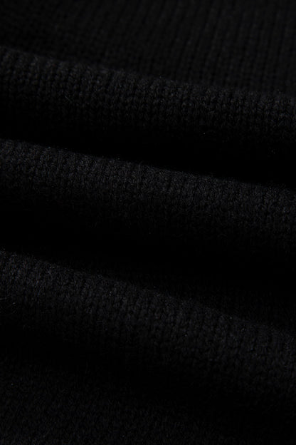 Threaded Pear Faye Backless Bubble Sleeve Sweater