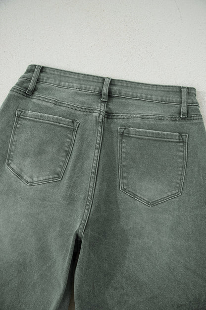 Threaded Pear Karla Edge Wide Leg Jeans