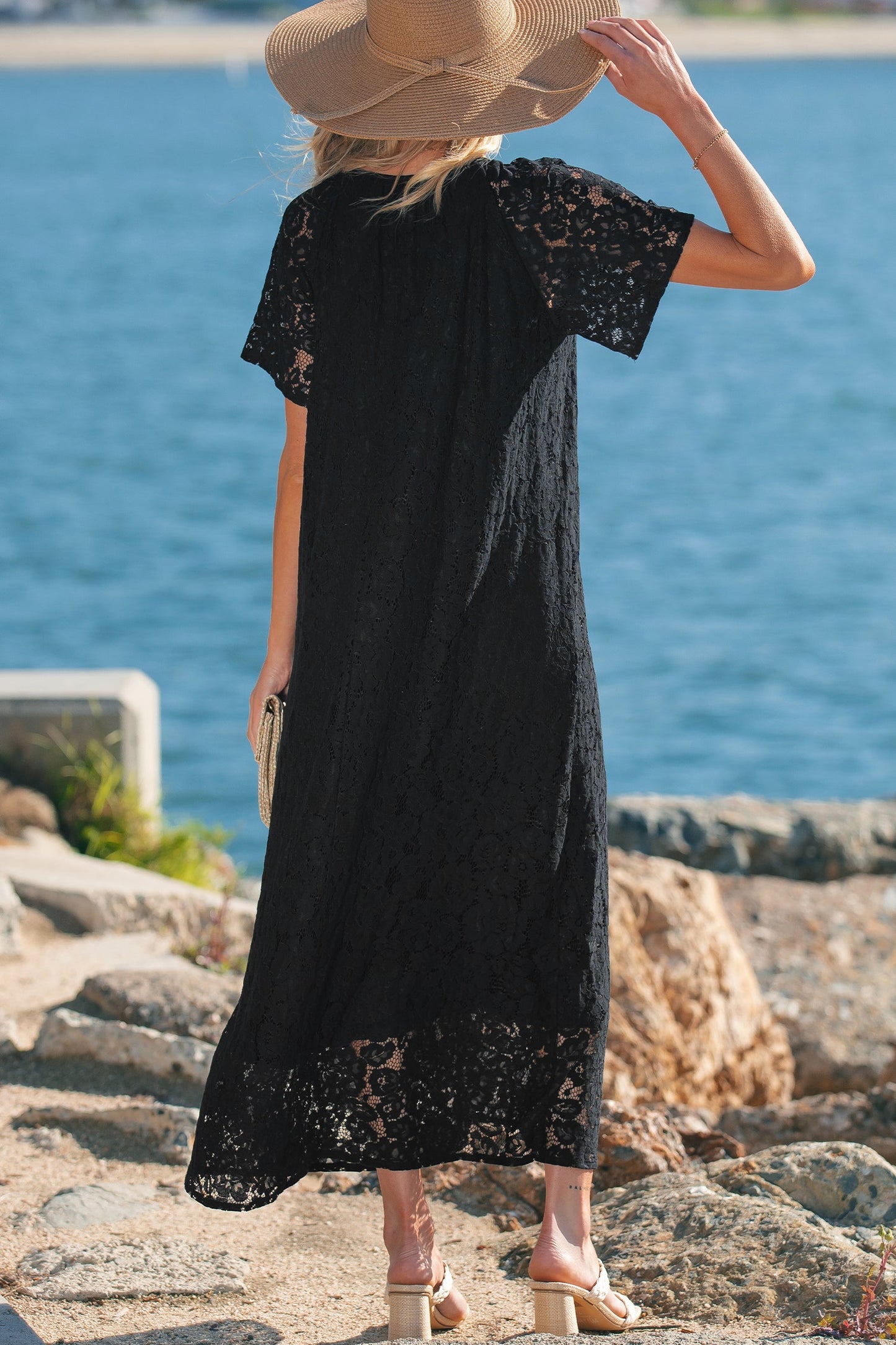 Threaded Pear Keziah Vacation Loose Maxi Dress