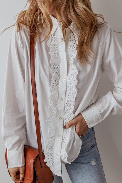 Threaded Pear Zyla Turn Down Collar Shirt