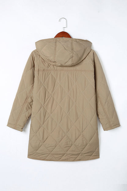 Threaded Pear Amelia Snap Hooded Puffer Coat