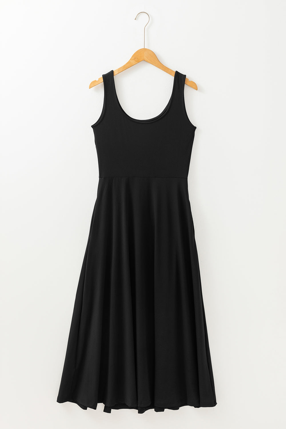 Threaded Pear Indie Scoop Flared Midi Dress