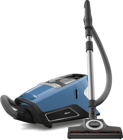 Miele Blizzard CX1 Turboteam Powerline Tech Blue Vacuum Canister in Tech Blue