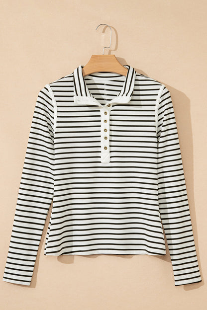 Threaded Pear Samira Sleeve Slim top Long Sleeve Top