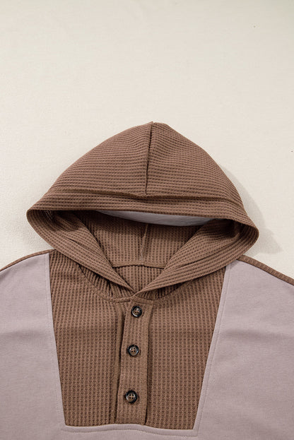 Threaded Pear Alessia Exposed Seam Casual Hoodie