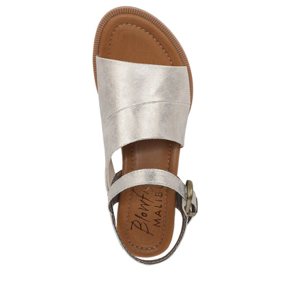 Cloud Metallic Faux Leather