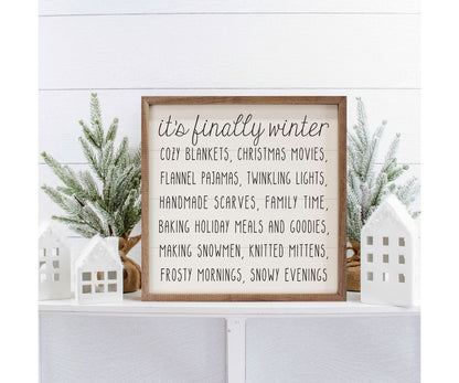 Kendrick Home It's Finally Winter White