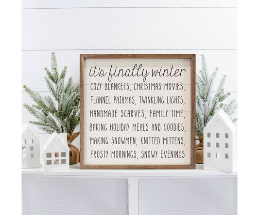 Kendrick Home It's Finally Winter White