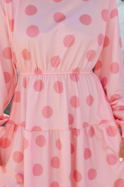 Threaded Pear Anna Sleeve Flared Mini Dress