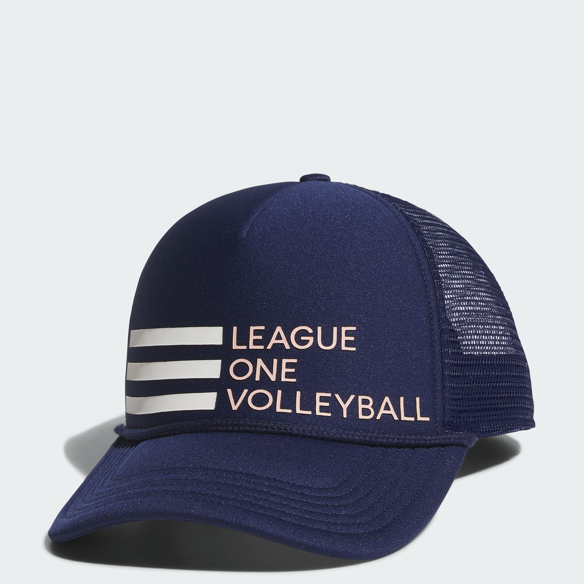 Collegiate Navy / Rose / White-