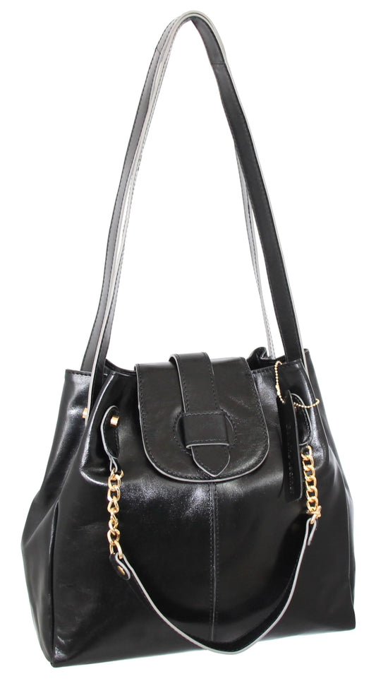 Janet Shoulder Bag in Black