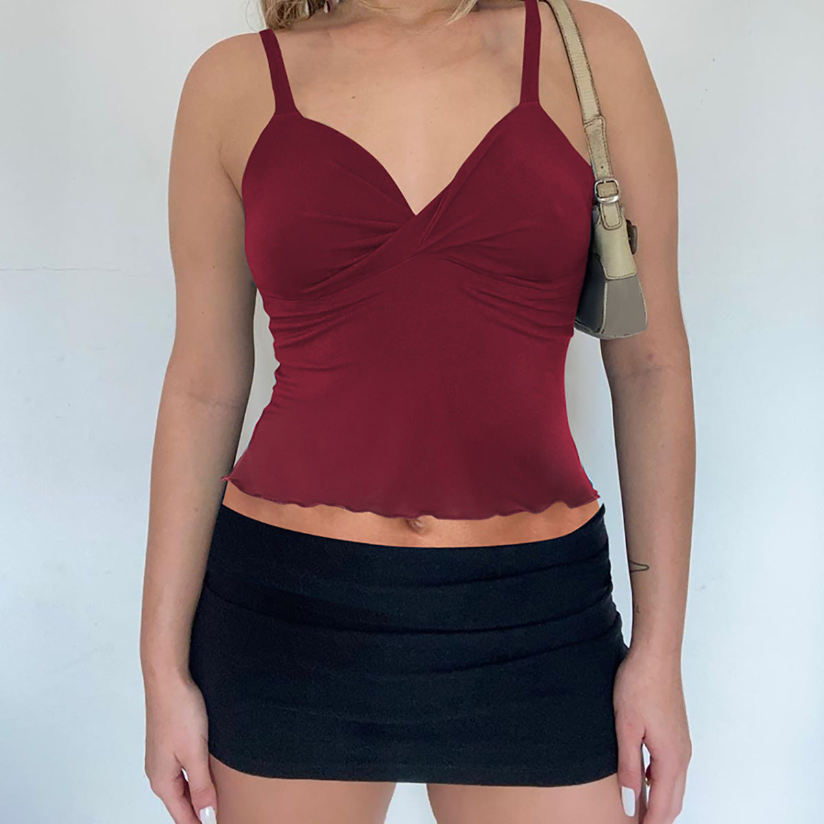 🎀 Women's Bow Camisole Backless Tank – Waist-Defining Elegance