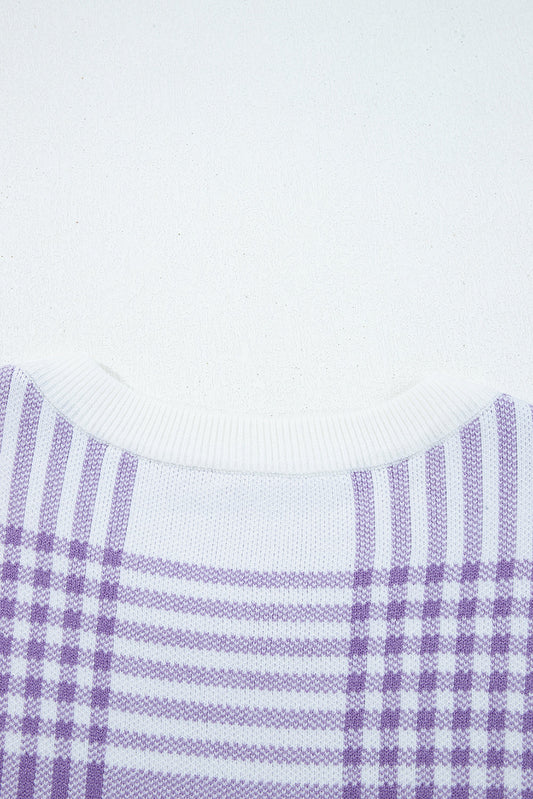 Threaded Pear Giuliana Ribbed Trim Loose Sweater